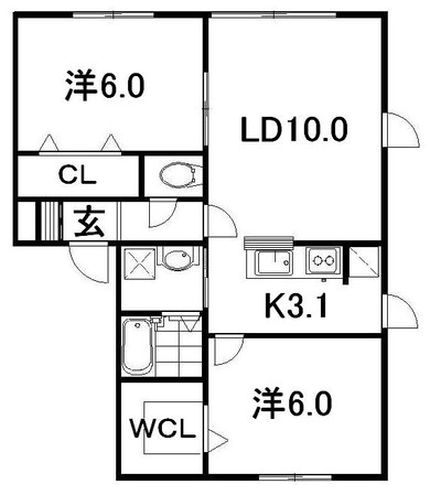 太平駅 徒歩11分 3階の物件間取画像